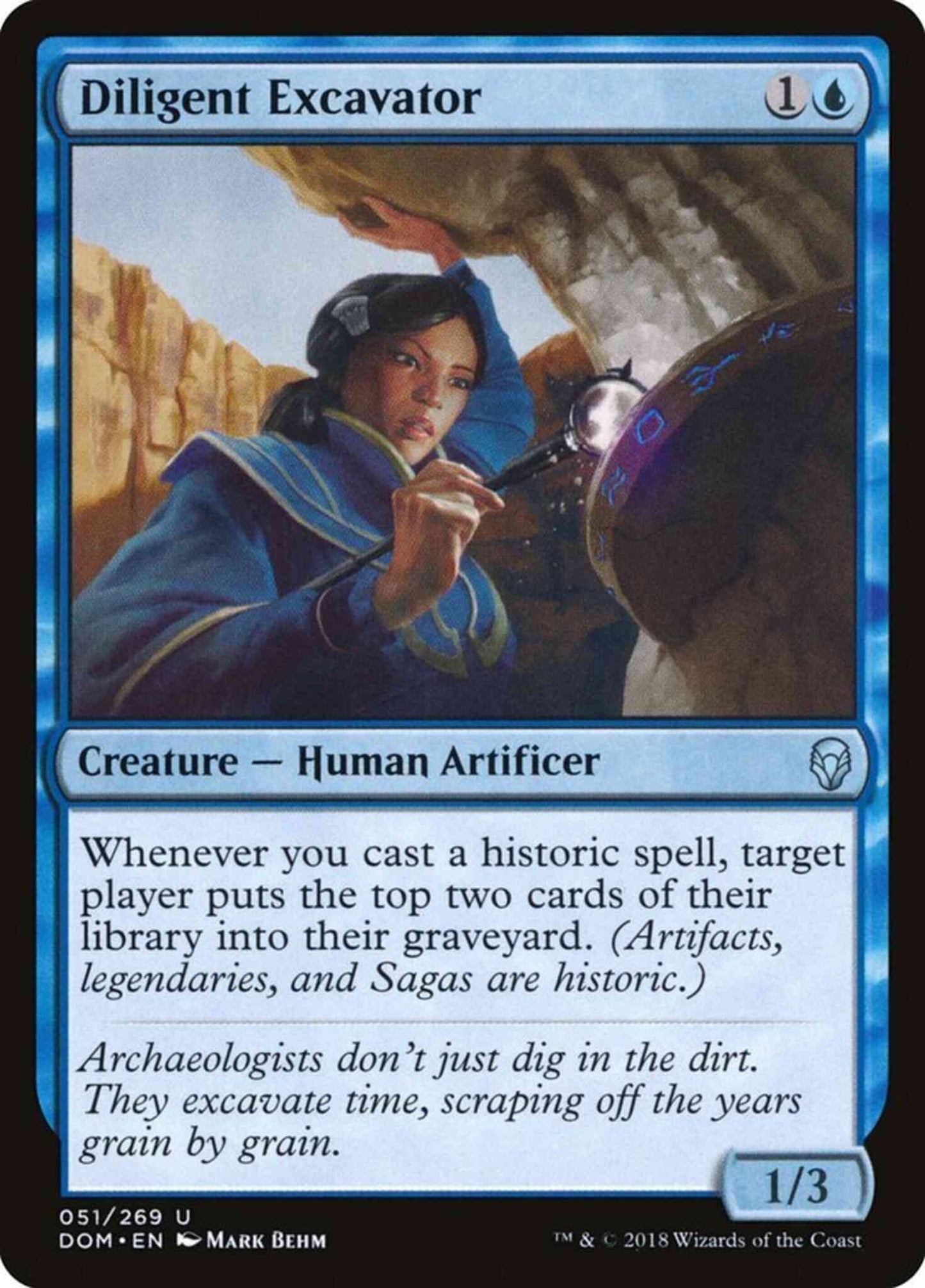 Diligent Excavator [51] [Dominaria] [Non-Foil]