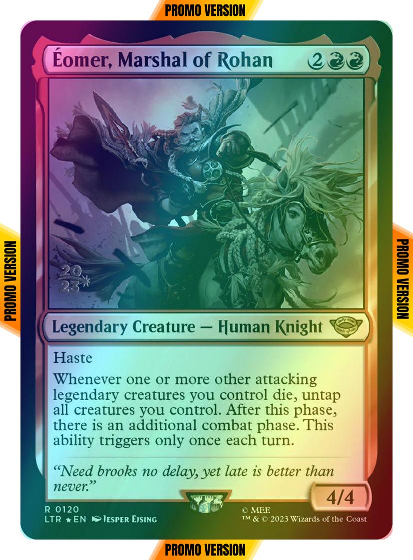 Éomer, Marshal of Rohan [120s] [Prerelease] [The Lord of the Rings: Tales of Middle-earth: Promos] [Foil]