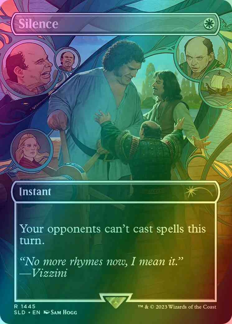 Silence [1445] [Borderless] [The Princess Bride] [Secret Lair Drop] [Foil]