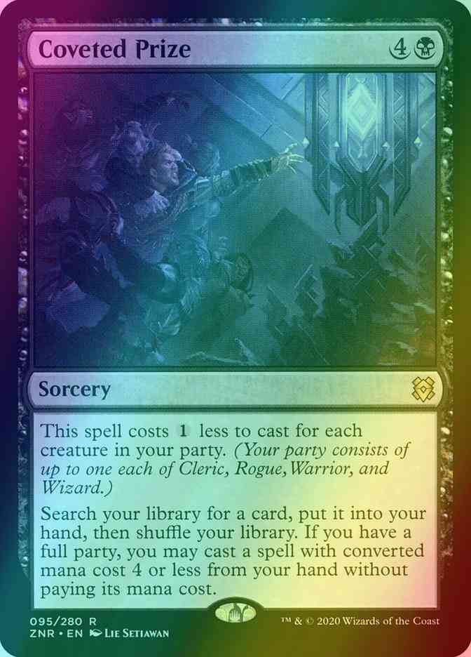 Coveted Prize [95] [Zendikar Rising] [Foil]