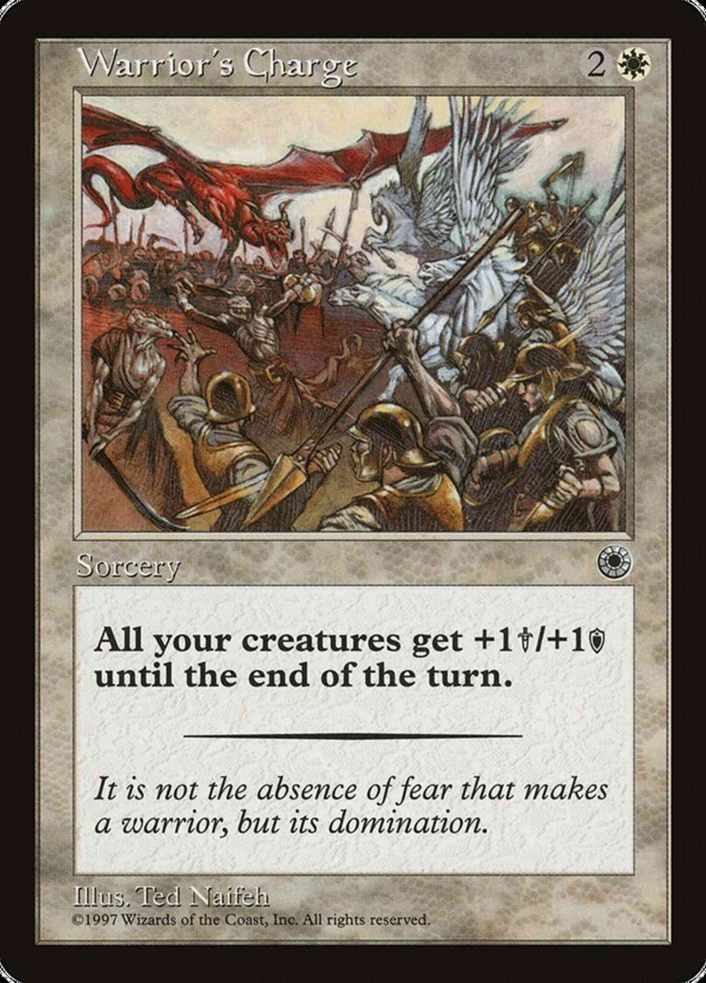 Warrior's Charge [38] [Flavor Text] [Portal 1] [Non-Foil]