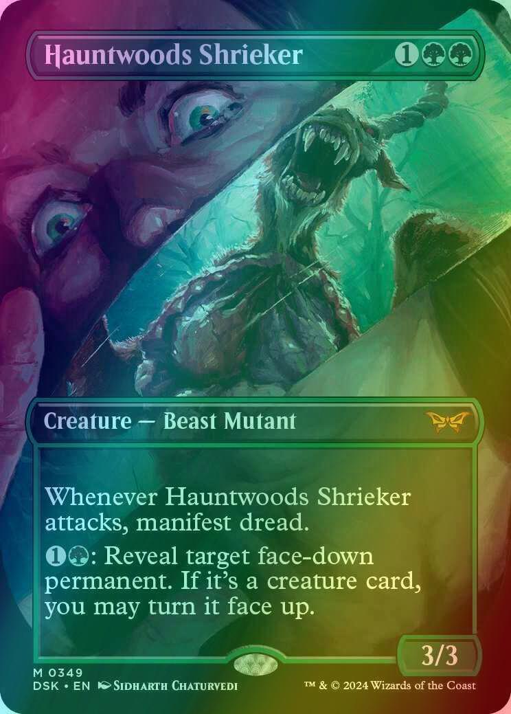 Hauntwoods Shrieker [349] [Borderless] [Duskmourn: House of Horror] [Foil]