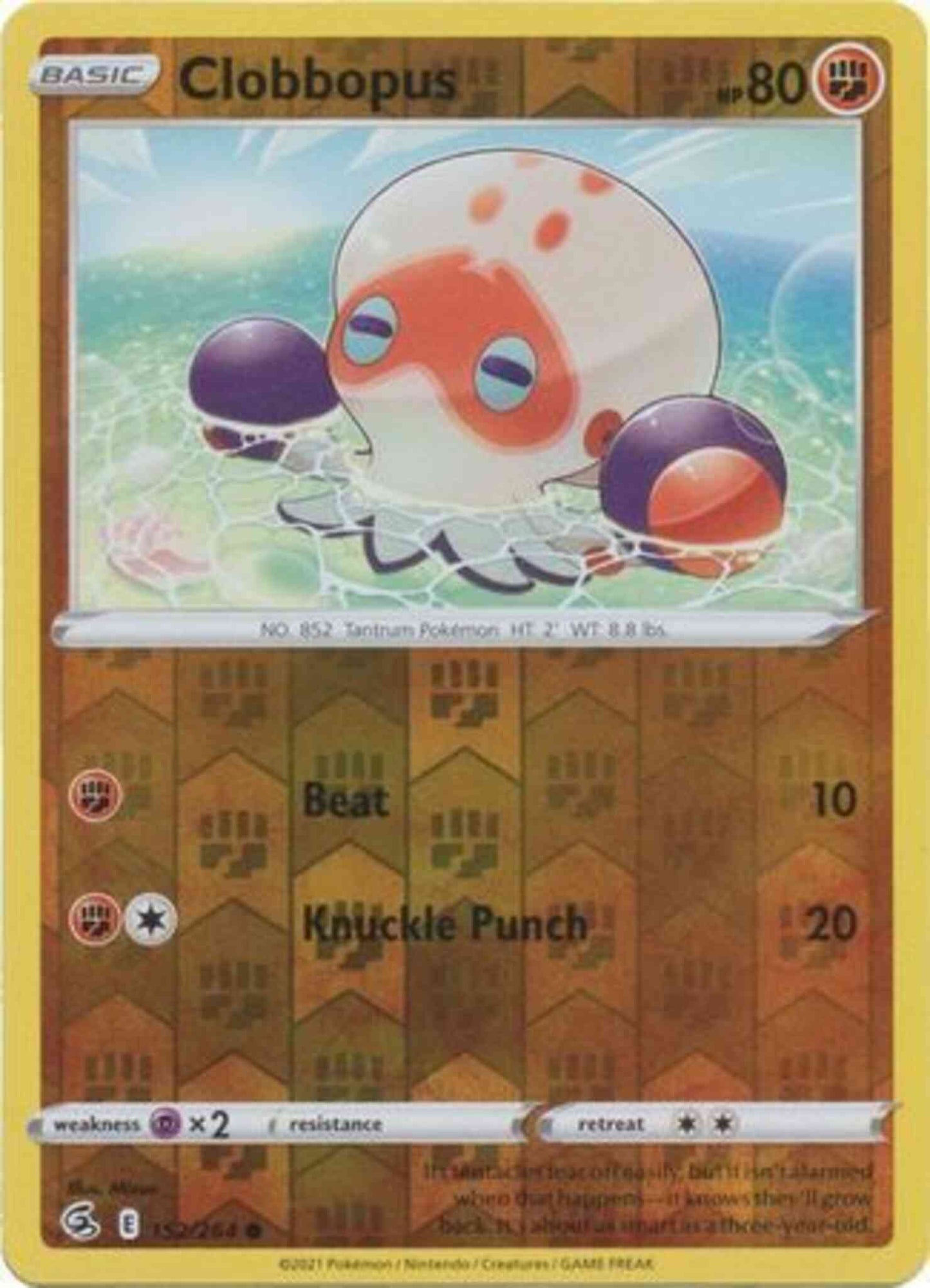 Clobbopus - 152/264 - Common [SWSH8-152] [Reverse Holo]