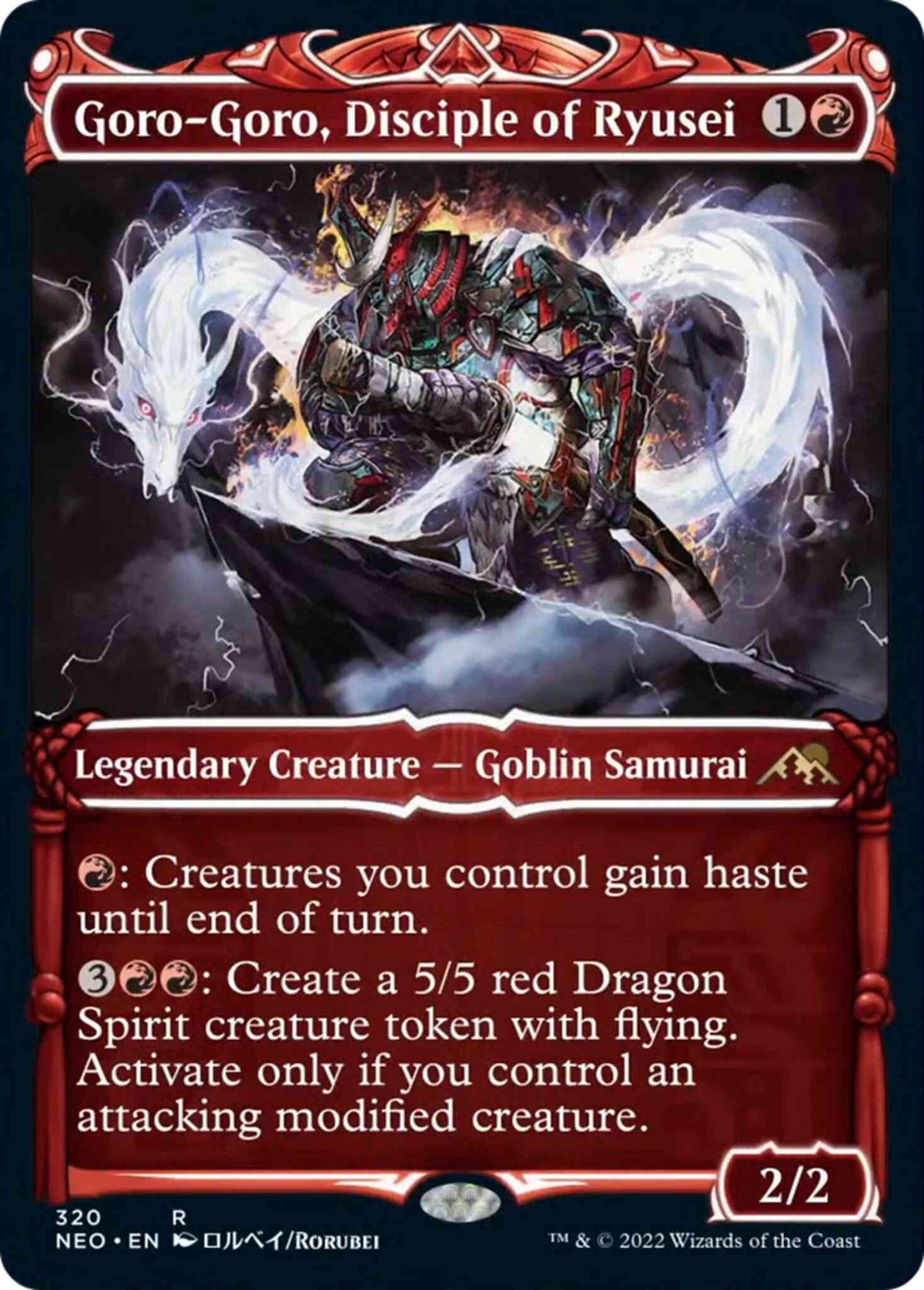 Goro-Goro, Disciple of Ryusei [320] [Samurai Showcase] [Kamigawa: Neon Dynasty] [Non-Foil]