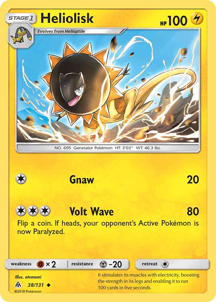 Heliolisk - 38/131 - Uncommon [sm6-38] [Non-Holo]