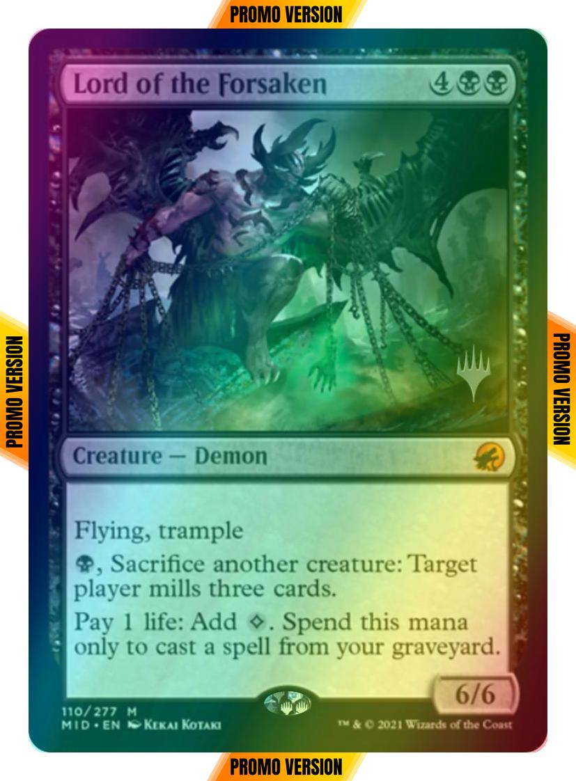 Lord of the Forsaken [Promo Pack] [110p] [Innistrad: Midnight Hunt Promos] [Foil]