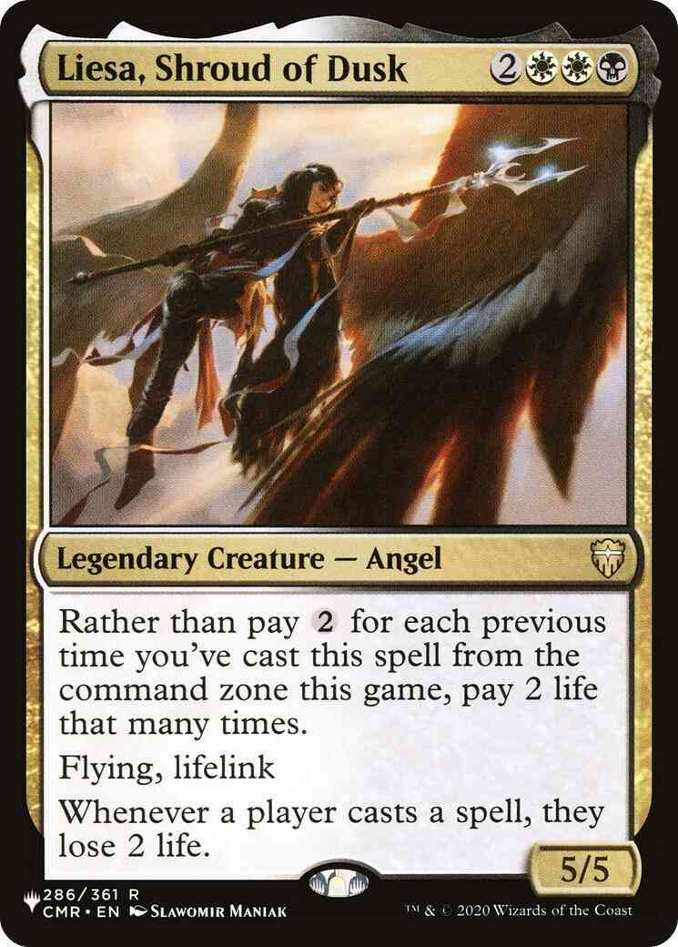 Liesa, Shroud of Dusk [CMR-286] [The List] [Non-Foil]