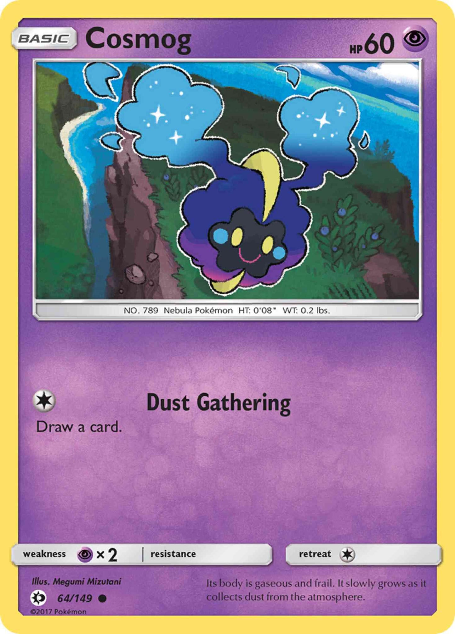 Cosmog - 64/149 - Common [sm1-64] [Reverse Holo]