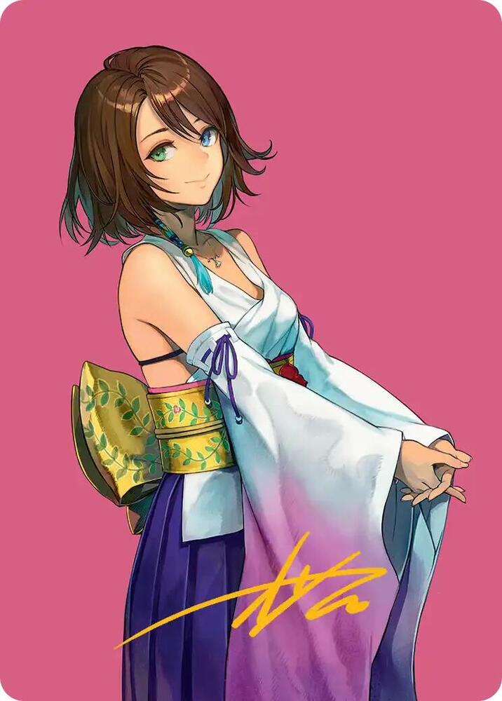 48/53 - Yuna, Hope of Spira Art Card [FINAL FANTASY: Art Series] [Gold-Stamped]