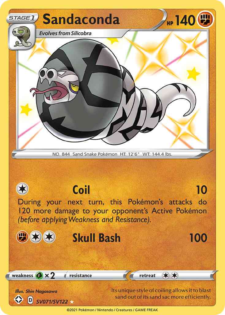 Sandaconda - SV071/SV122 - Rare Shiny [swsh45sv-SV071] [Holo]