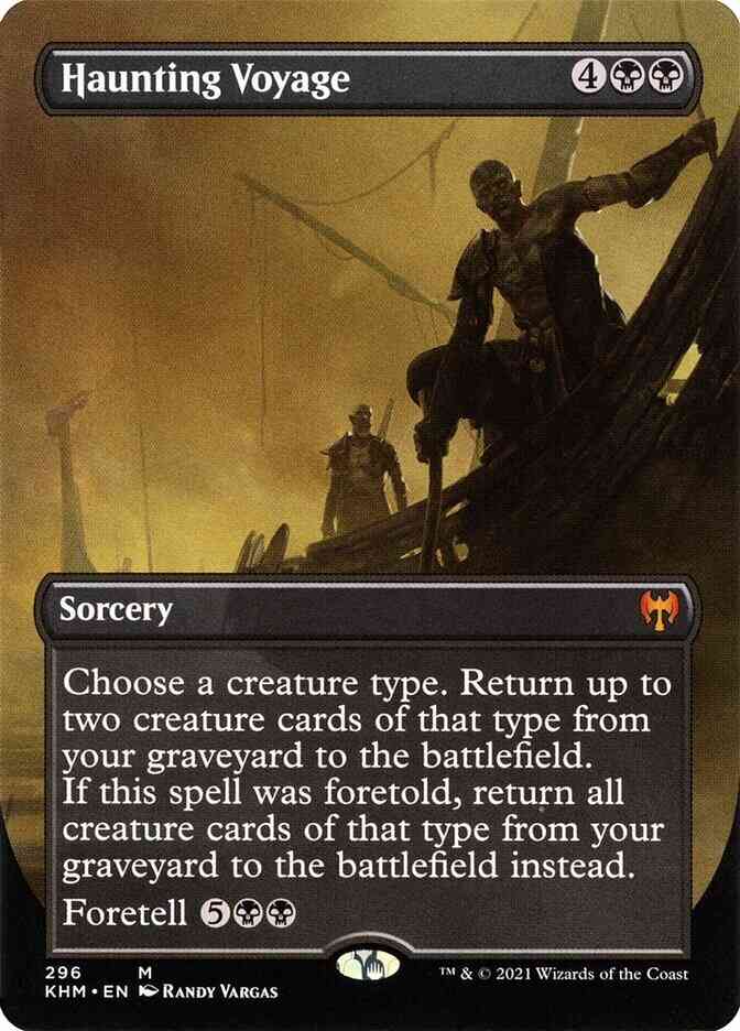 Haunting Voyage [296] [Borderless] [Kaldheim] [Non-Foil]