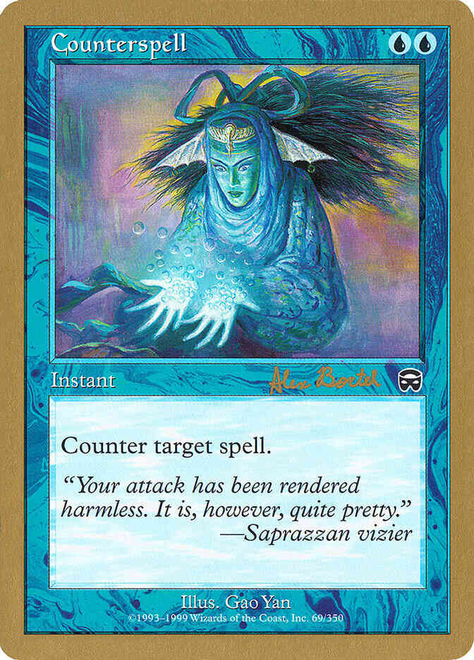 Counterspell [ab69] [Alex Borteh] [69] [World Championship Decks 2001] [Non-Foil]