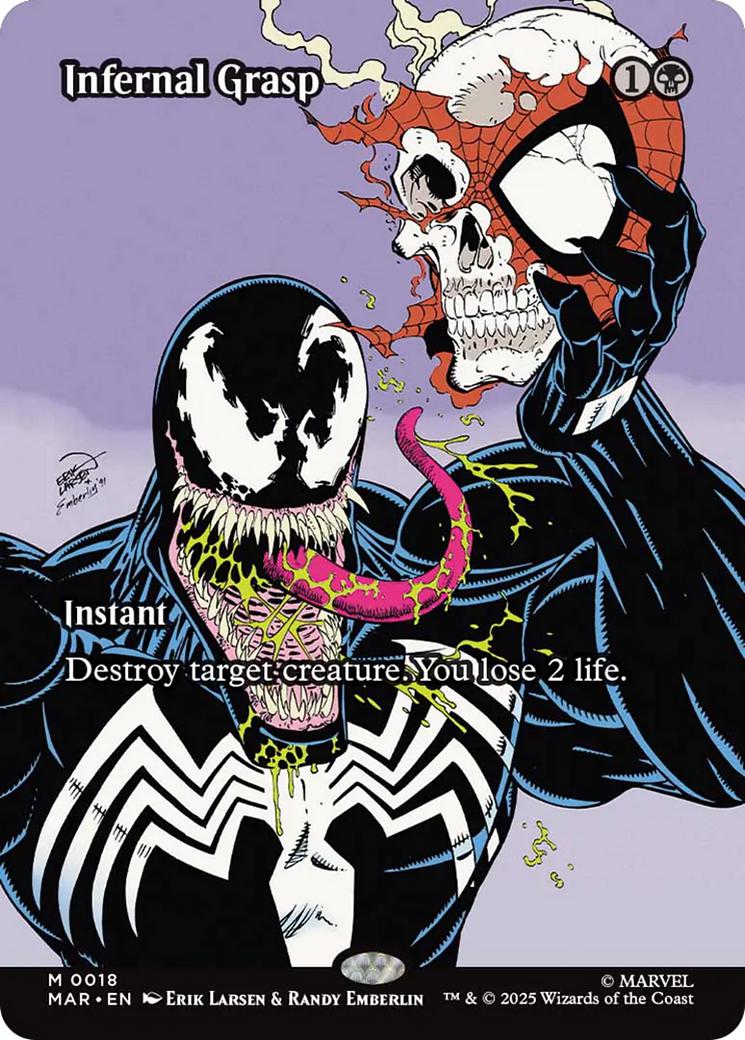 Infernal Grasp [18] [Borderless] [Source Material] [Marvel Universe] [Non-Foil]