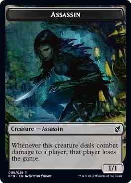 Assassin Token (09) // Morph Token (27) [Commander 2019 Tokens] [Non-Foil]