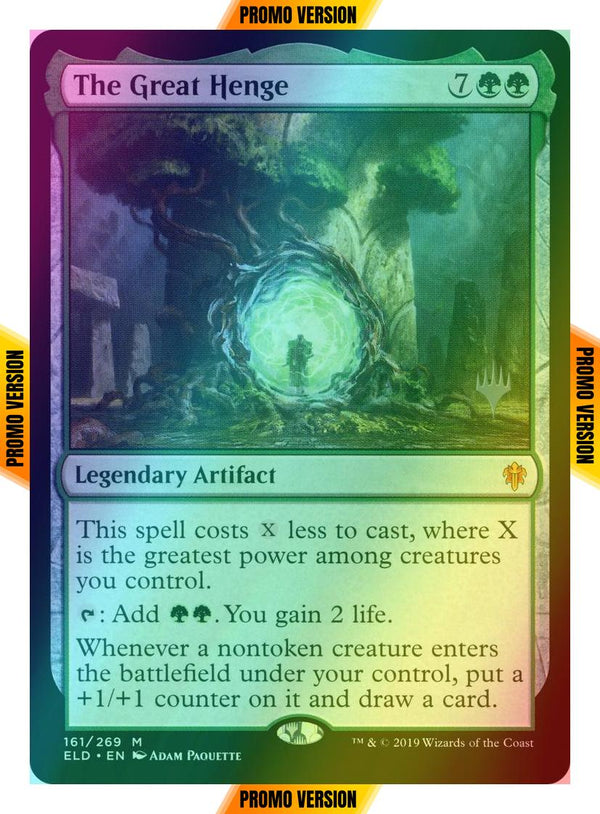 The Great Henge [161p] [Promo Pack] [Throne of Eldraine Promos] [Foil]