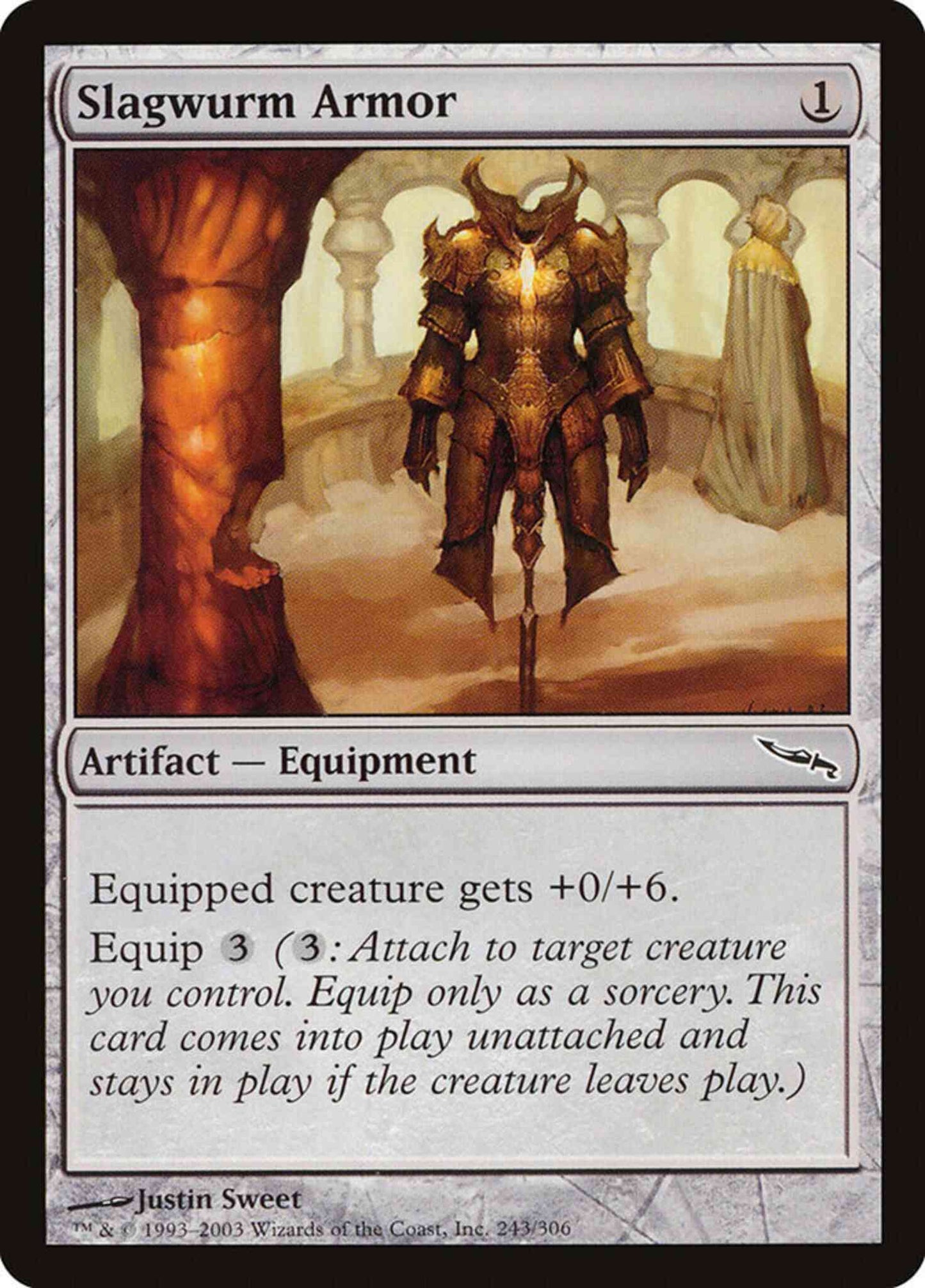 Slagwurm Armor [243] [Mirrodin] [Non-Foil]