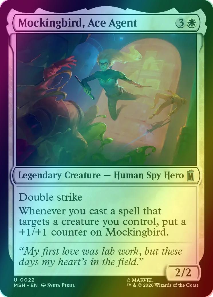 Mockingbird, Ace Agent [22] [Marvel Super Heroes] [Foil]