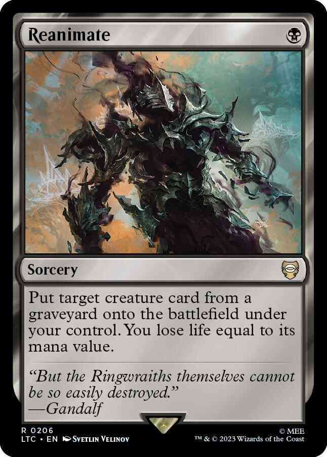 Reanimate [206] [The Lord of the Rings: Tales of Middle-earth: Commander] [Non-Foil]