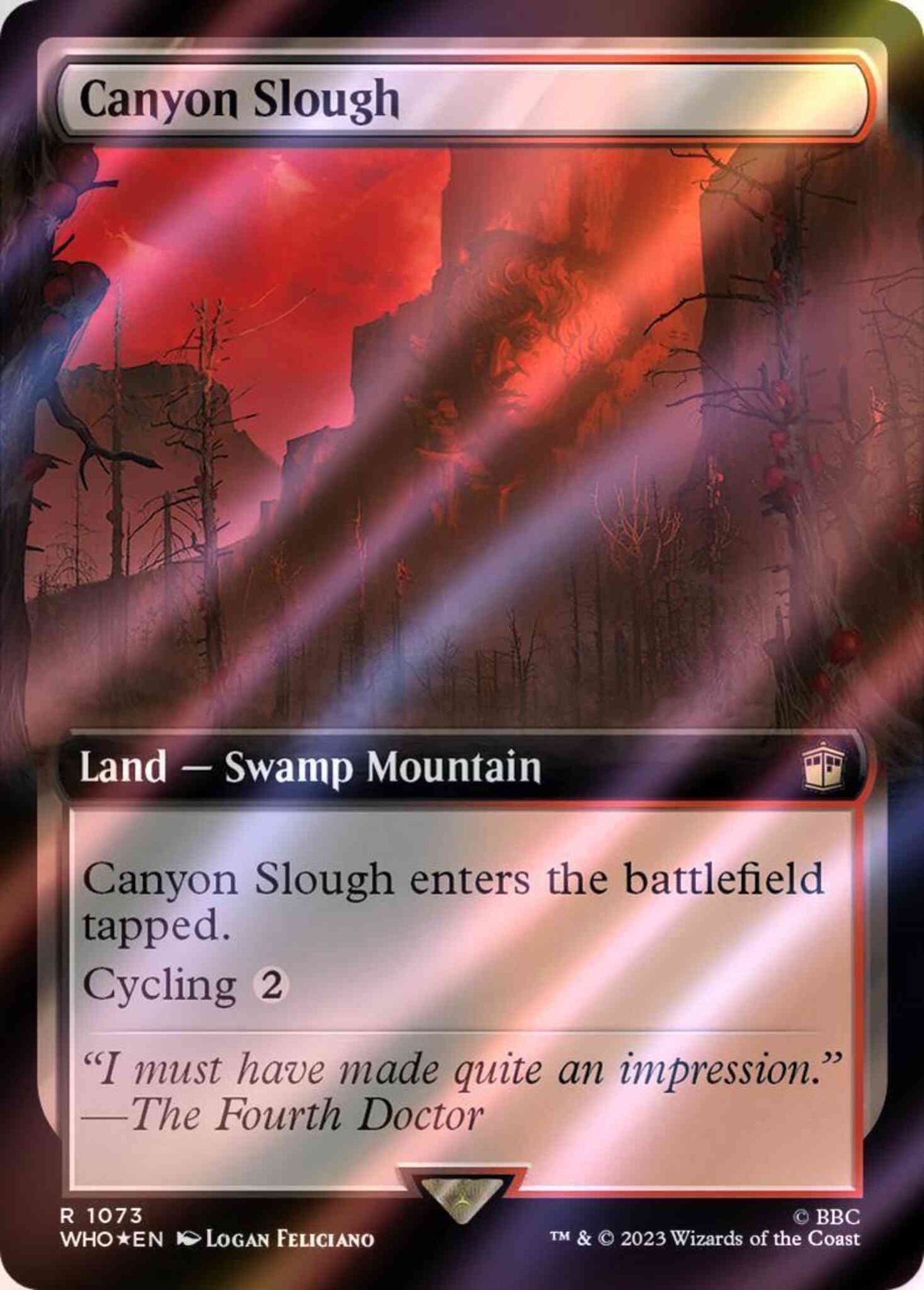 Canyon Slough [1073] [Extended Art] [Universes Beyond: Doctor Who] [Surge Foil]