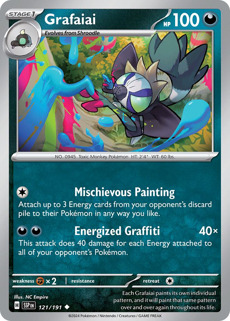 Grafaiai - 121/191 - Uncommon [sv08-121] [Non-Holo]