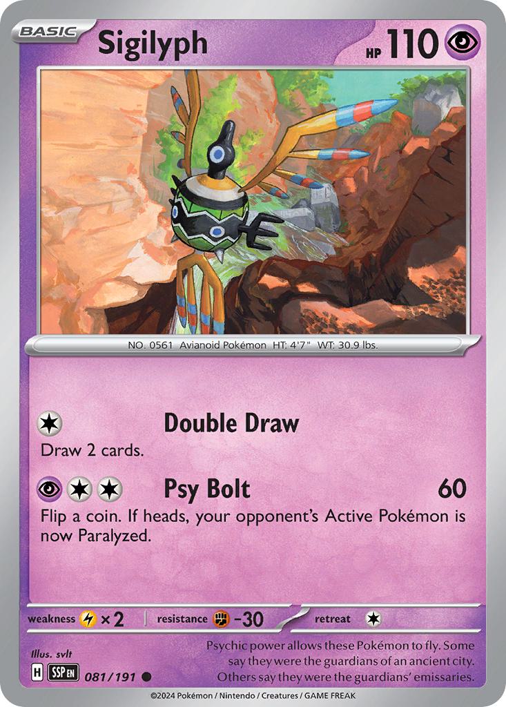 Sigilyph - 081/191 - Common [sv08-081] [Non-Holo]