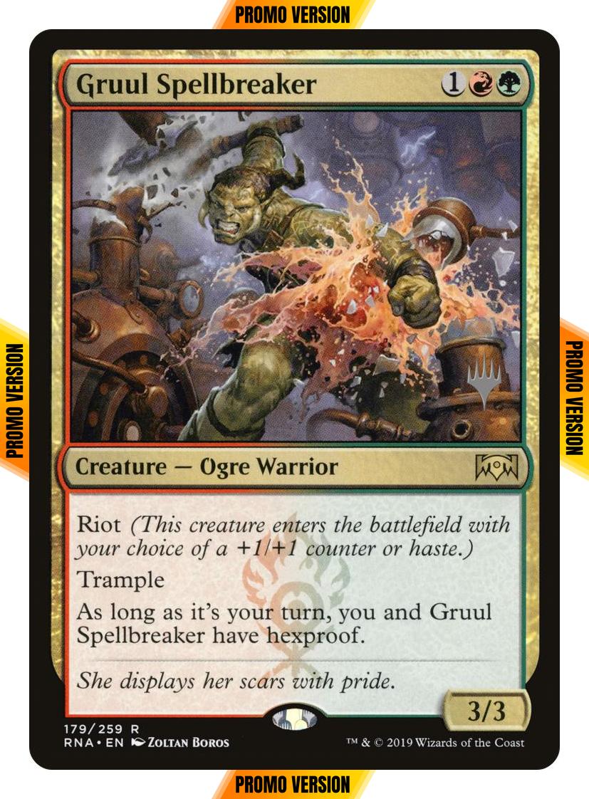 Gruul Spellbreaker [179p] [Promo Pack] [Ravnica Allegiance Promos] [Non-Foil]