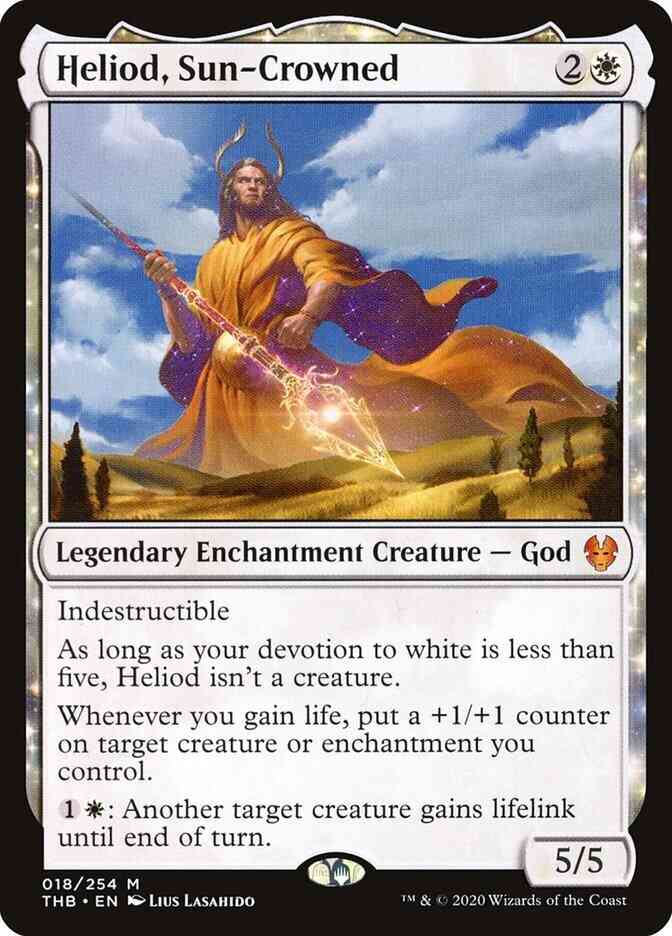 Heliod, Sun-Crowned [18] [Theros Beyond Death] [Non-Foil]