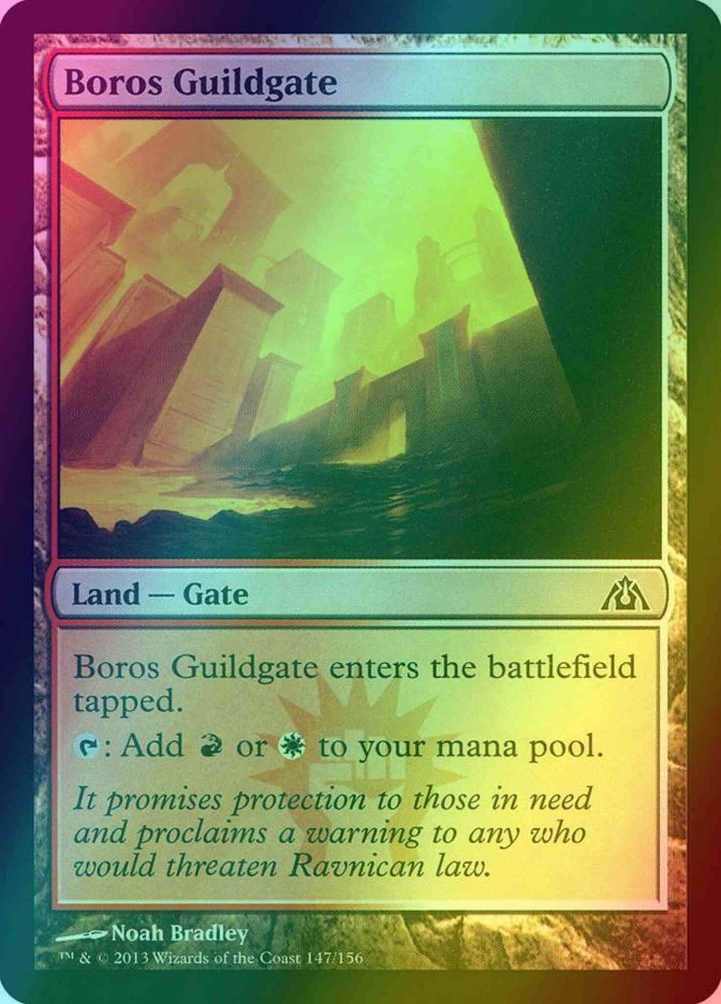 Boros Guildgate [147] [Dragon's Maze] [Foil]