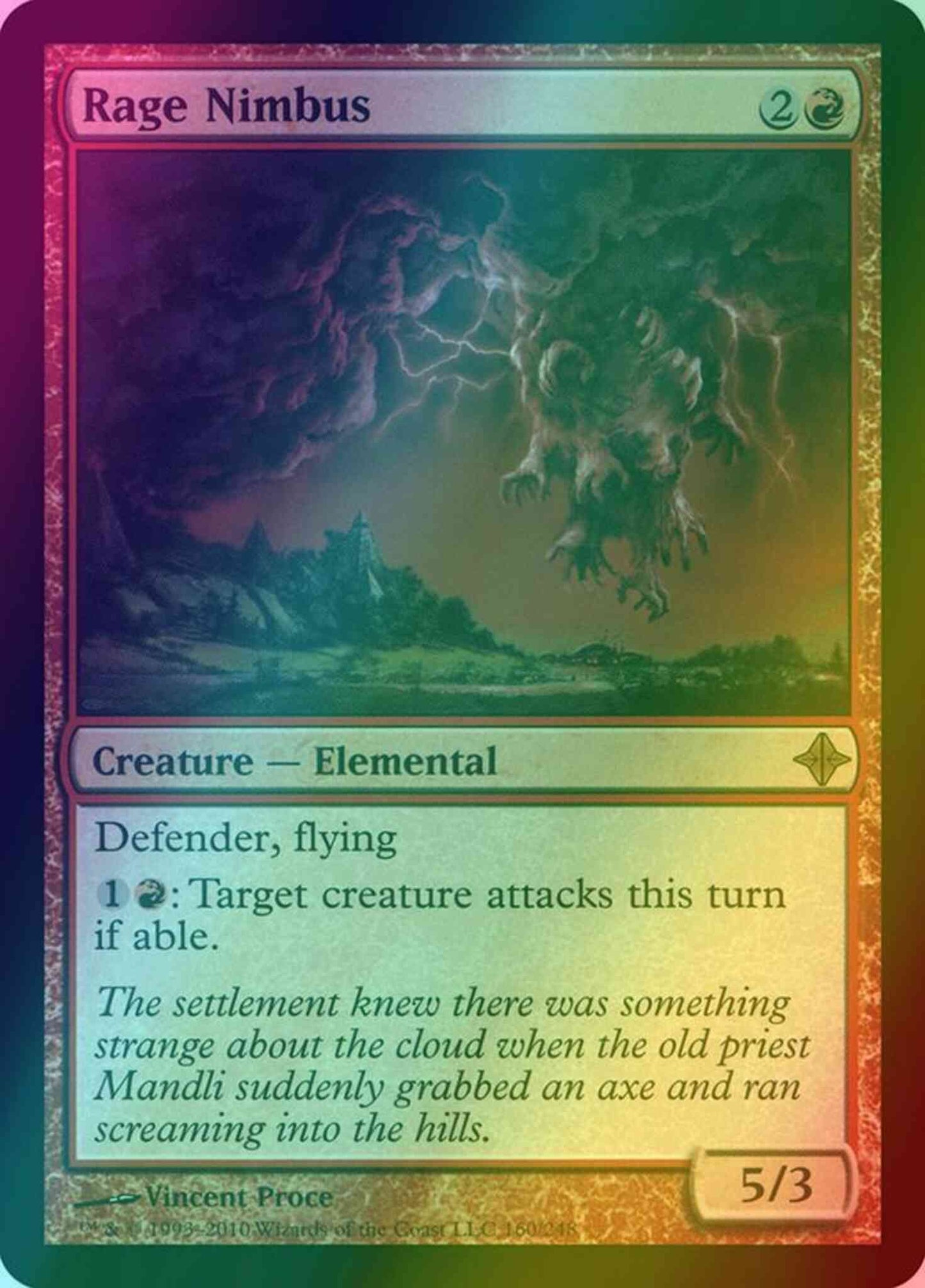 Rage Nimbus [160] [Rise Of The Eldrazi] [Foil]