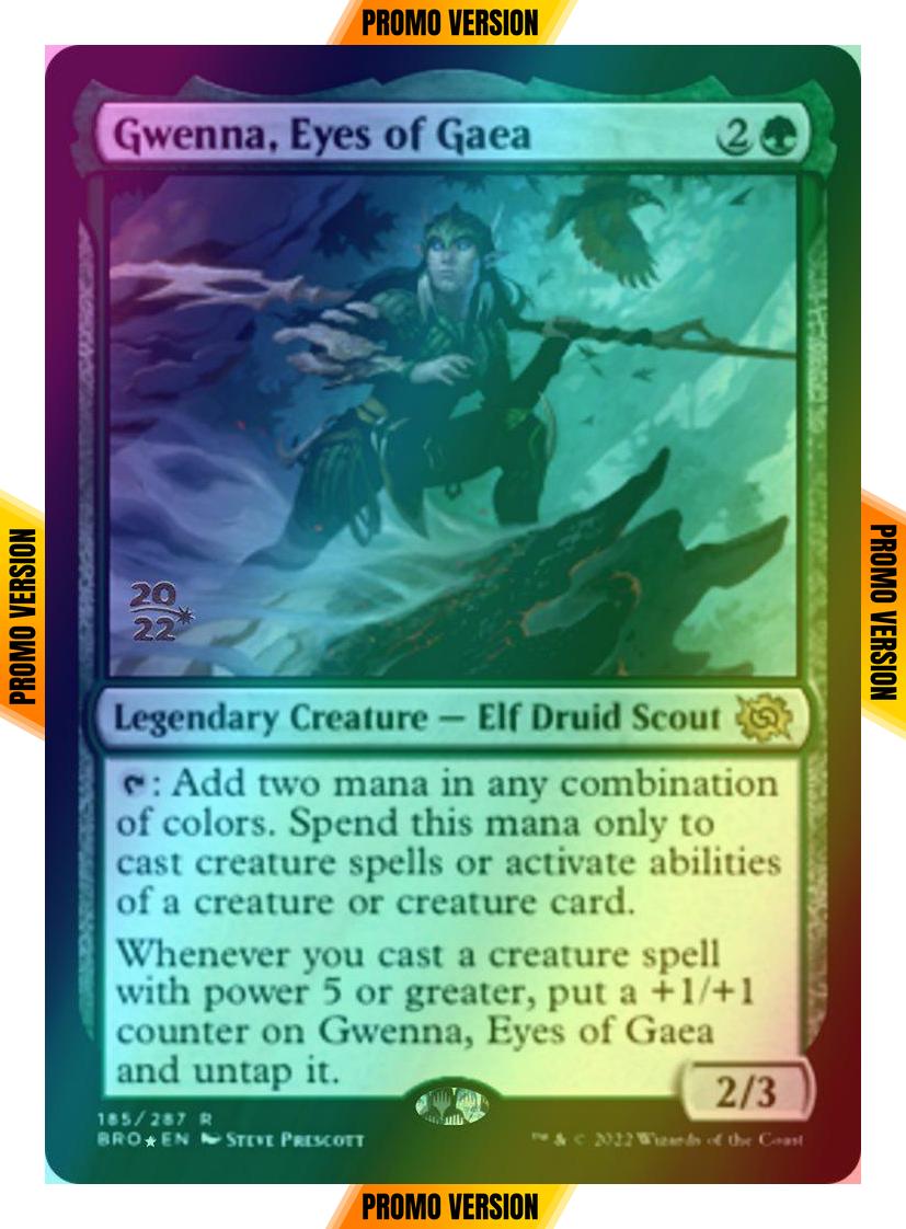 Gwenna, Eyes of Gaea [185s] [Prerelease] [The Brothers' War: Promos] [Foil]