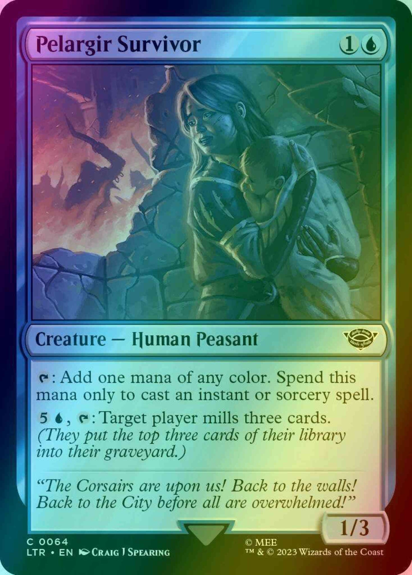 Pelargir Survivor [64] [The Lord of the Rings: Tales of Middle-earth] [Foil]