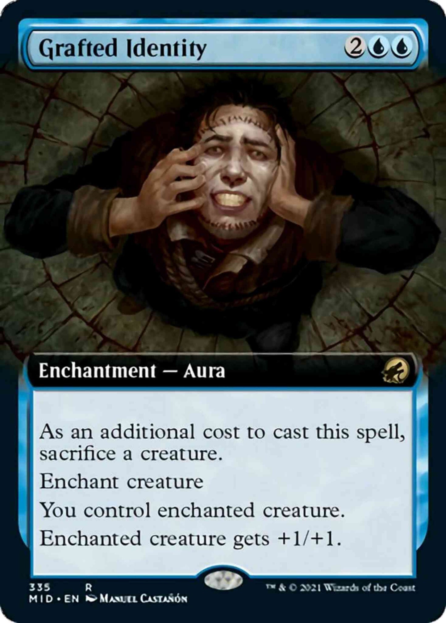 Grafted Identity [335] [Extended Art] [Innistrad: Midnight Hunt] [Non-Foil]