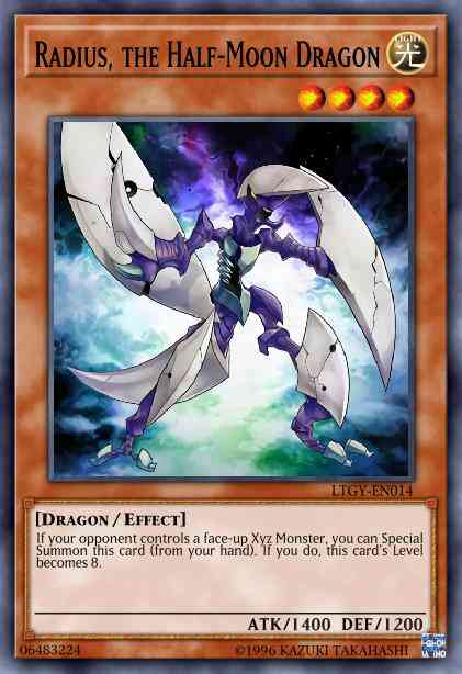 Radius, the Half-Moon Dragon - LTGY-EN014 - Common - 1st Edition
