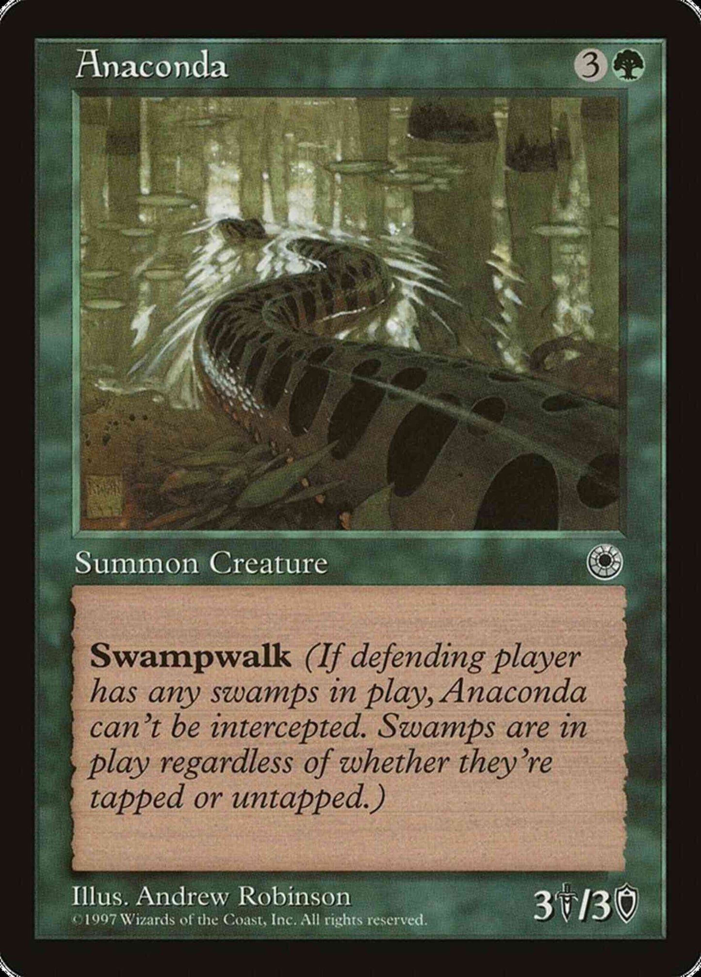 Anaconda [158c] [No Flavor Text] [Portal 1] [Non-Foil]