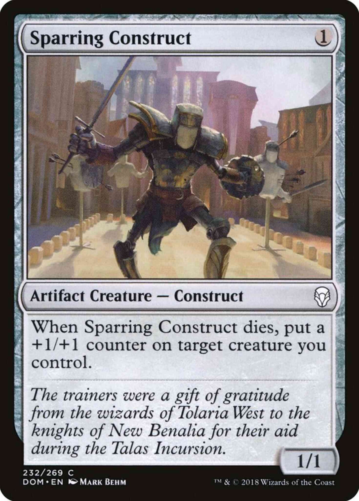 Sparring Construct [232] [Dominaria] [Non-Foil]
