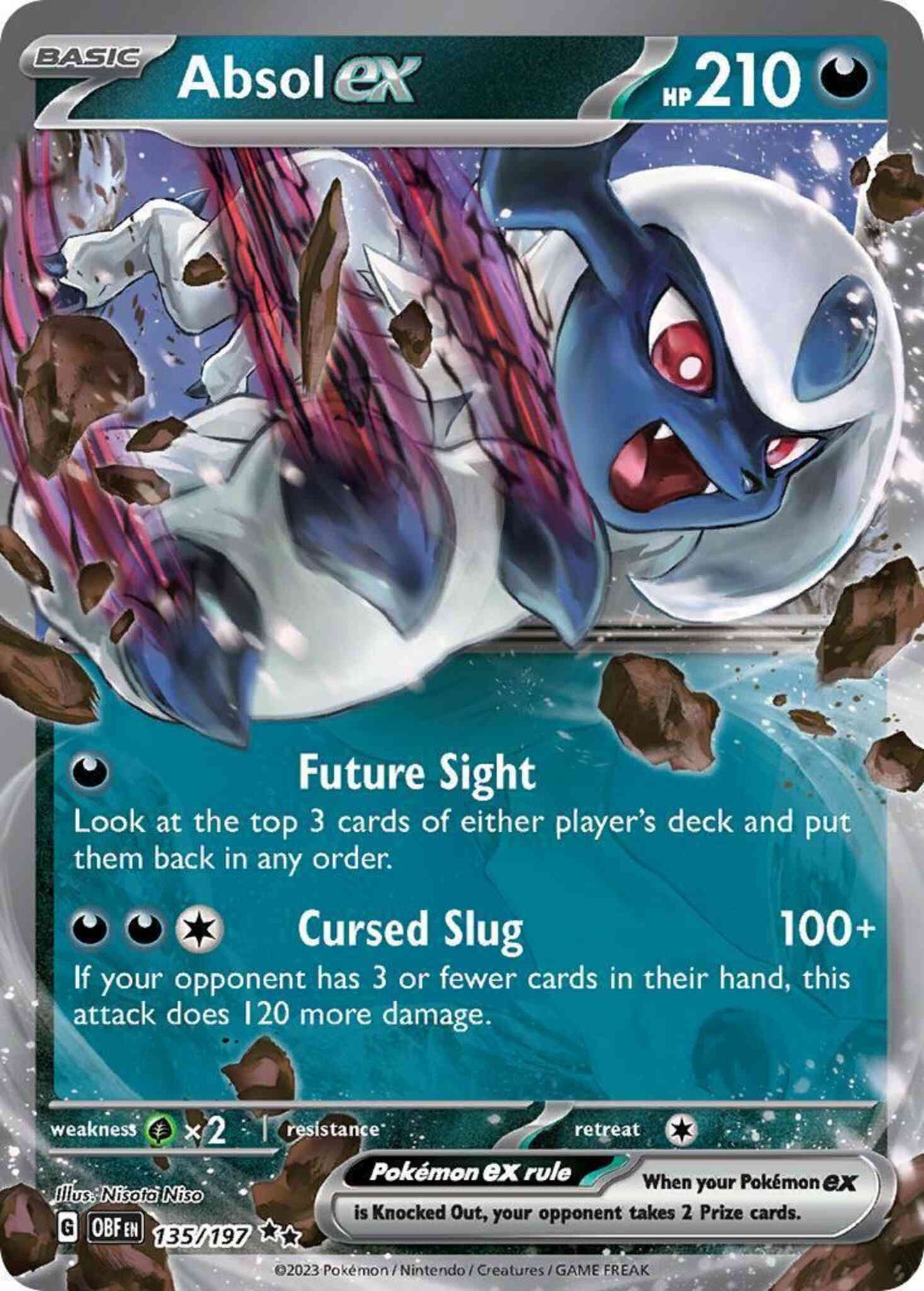 Absol ex - 135/197 - Double Rare [sv03-135] [Ultra]