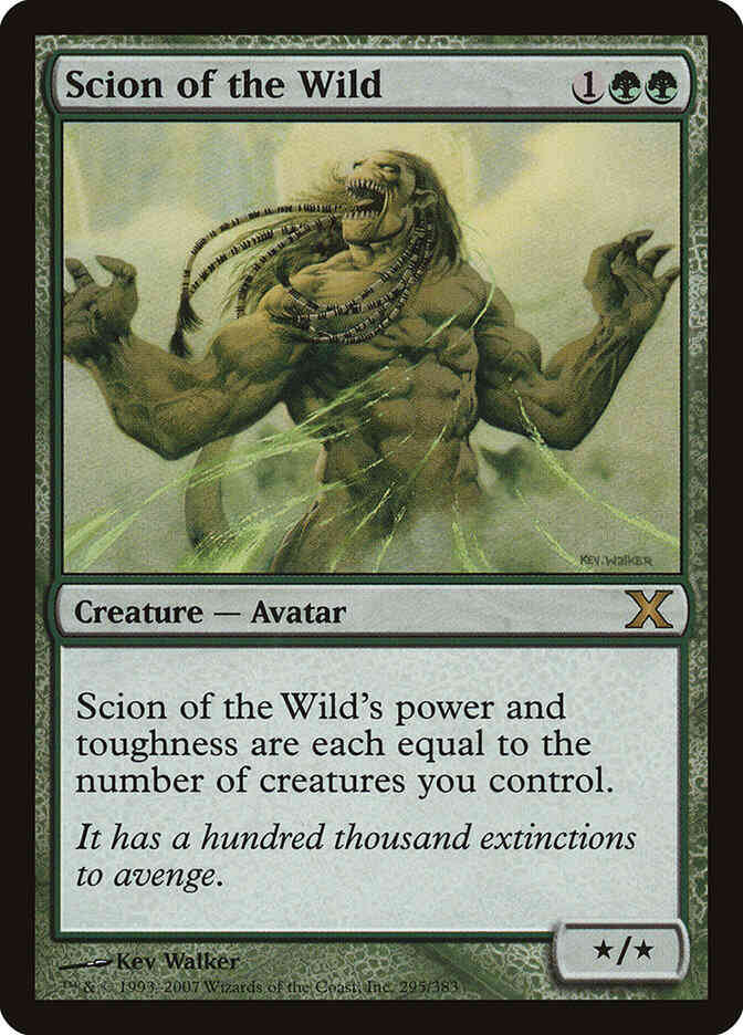 Scion of the Wild [295] [Tenth Edition] [Non-Foil]