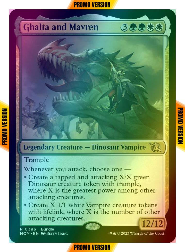 Ghalta and Mavren [386] [Bundle] [March of the Machine] [Foil]