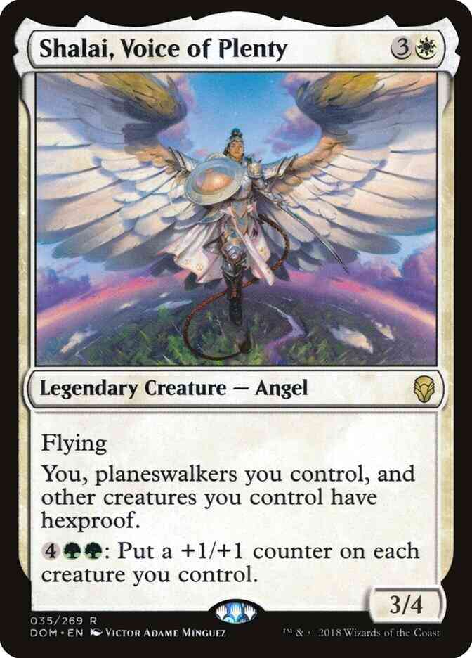 Shalai, Voice of Plenty [35] [Dominaria] [Non-Foil]