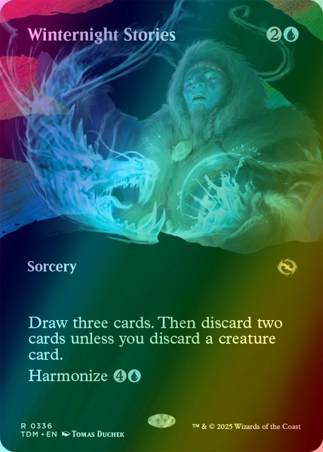 Winternight Stories [336] [Borderless] [Clan] [Tarkir: Dragonstorm] [Foil]