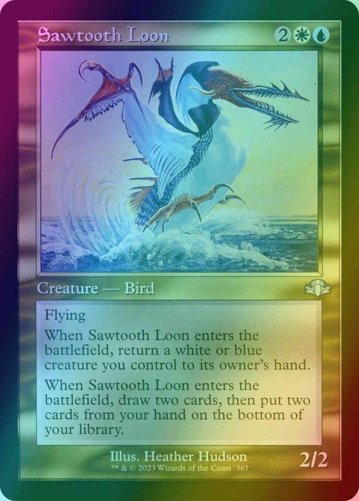 Sawtooth Loon [367] [Retro Frame] [Dominaria Remastered] [Foil]