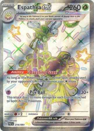 Espathra ex - 214/091 - Shiny Ultra Rare [sv045-214] [Ultra]