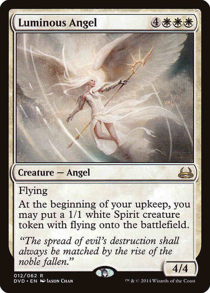 Luminous Angel [12] [Duel Decks Anthology: Divine vs. Demonic] [Non-Foil]