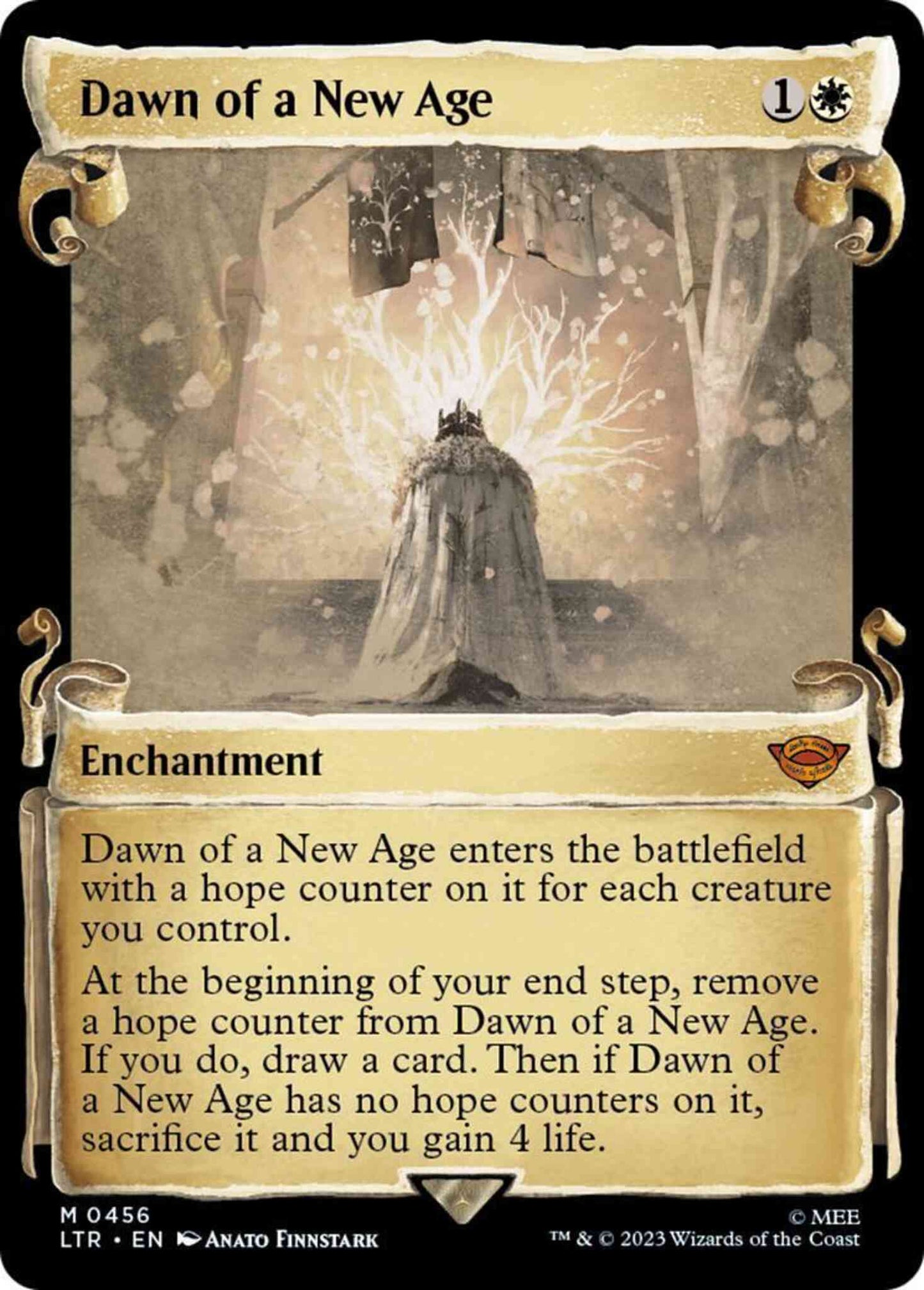 Dawn of a New Age [456] [Scrolls Showcase] [The Lord of the Rings: Tales of Middle-earth] [Non-Foil]