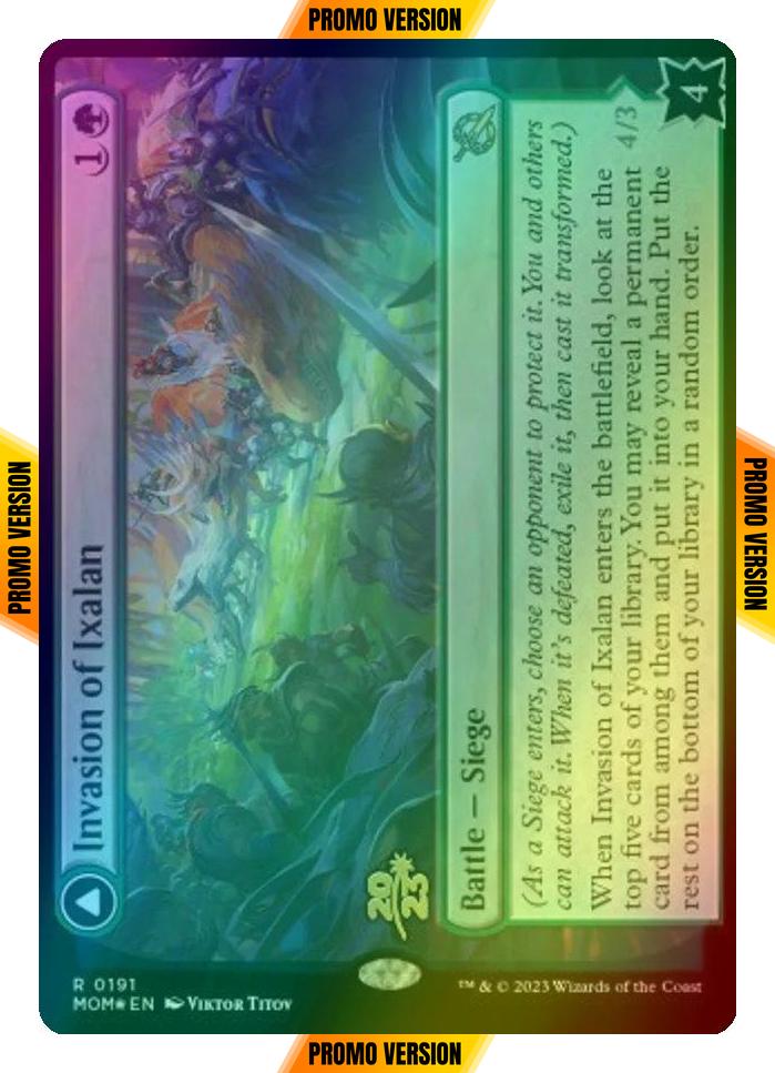 Invasion of Ixalan // Belligerent Regisaur [191s] [Prerelease] [March of the Machine: Promos] [Foil]