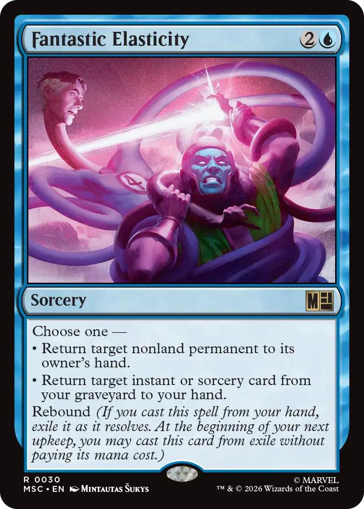 Fantastic Elasticity [30] [Marvel Super Heroes: Commander] [Non-Foil]