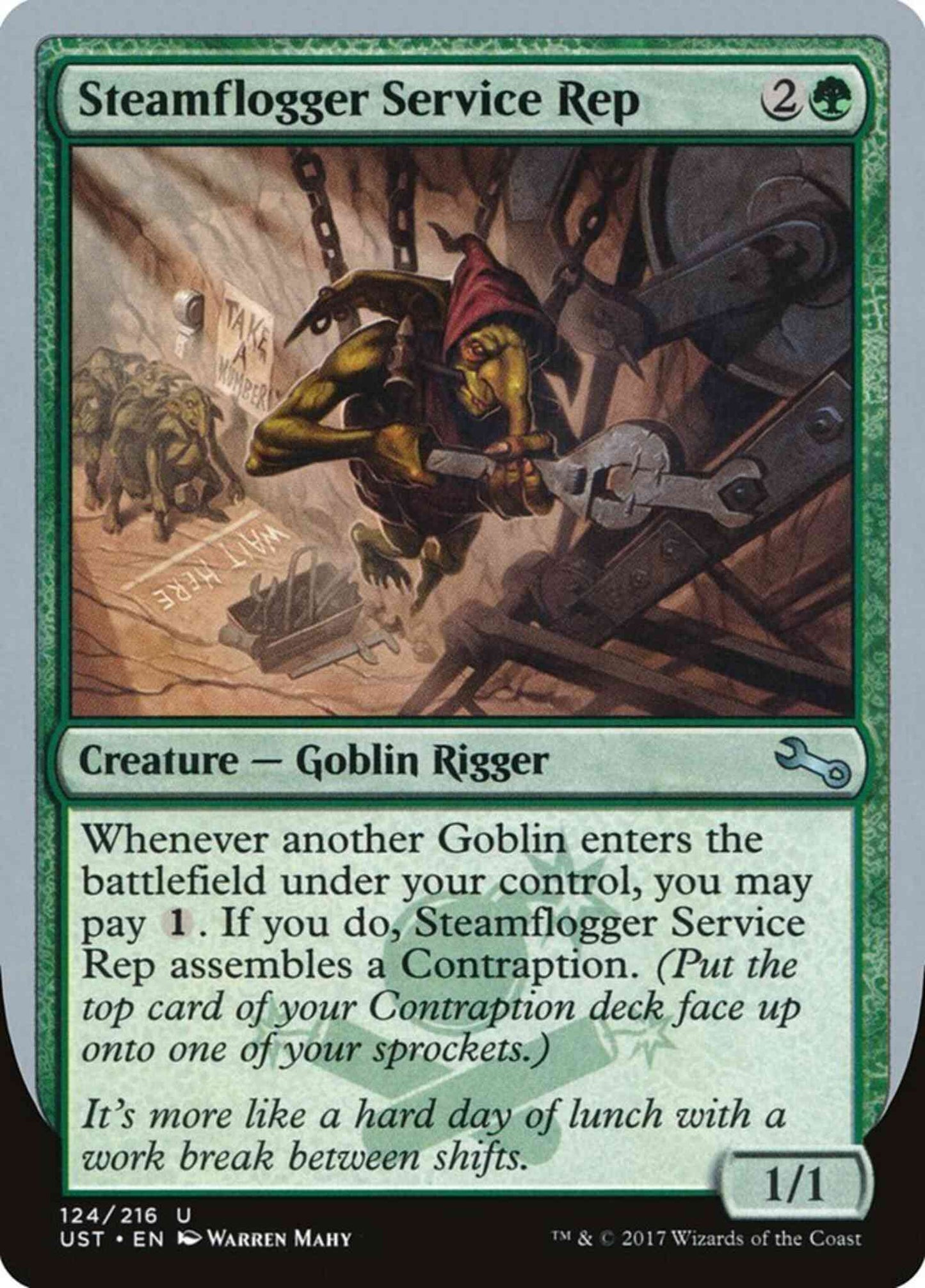 Steamflogger Service Rep [124] [Unstable] [Non-Foil]