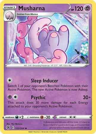 Musharna - 122/264 - Uncommon [SWSH8-122] [Non-Holo]