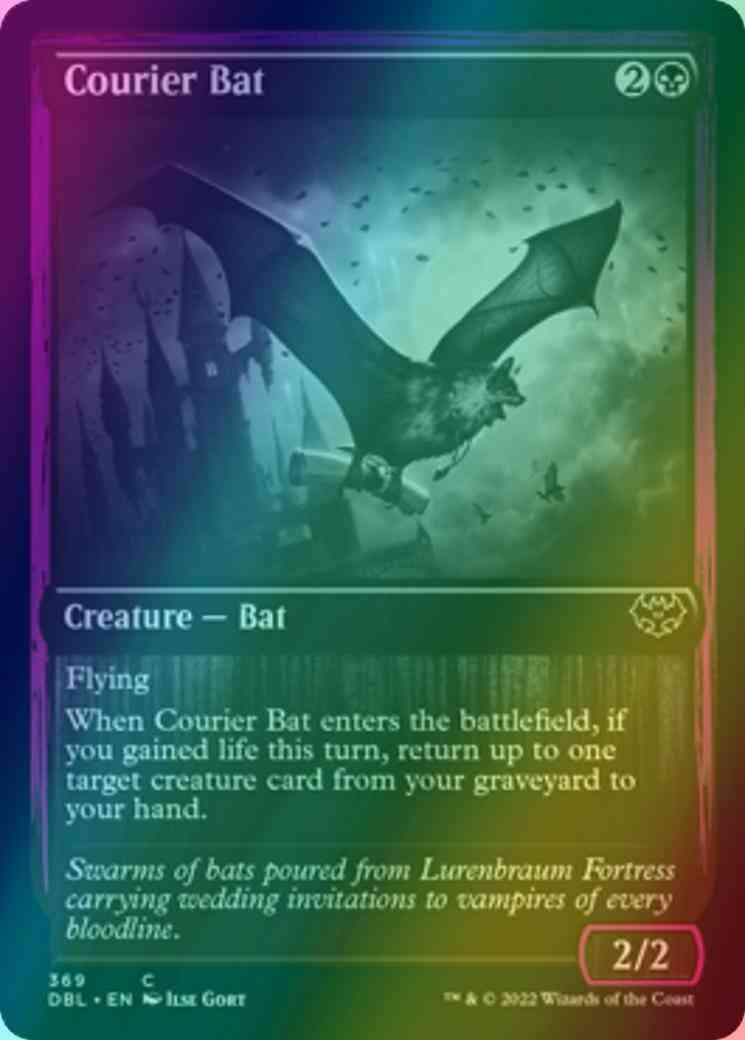 Courier Bat [369] [Innistrad: Double Feature] [Foil]