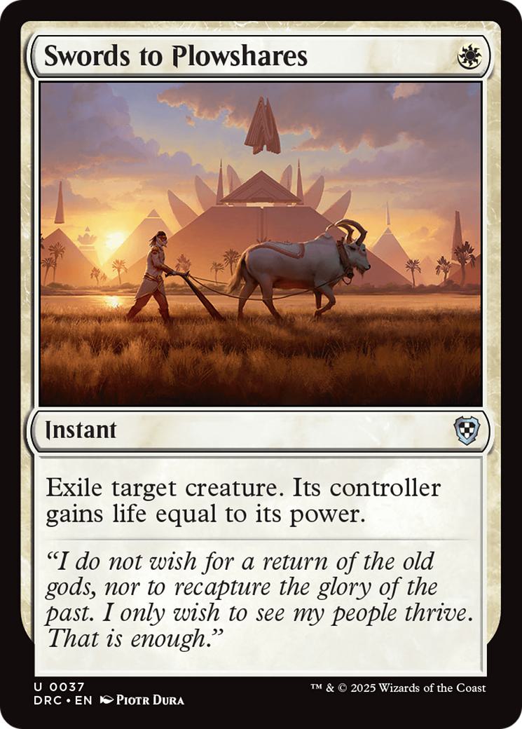 Swords to Plowshares [37] [Aetherdrift: Commander] [Non-Foil]